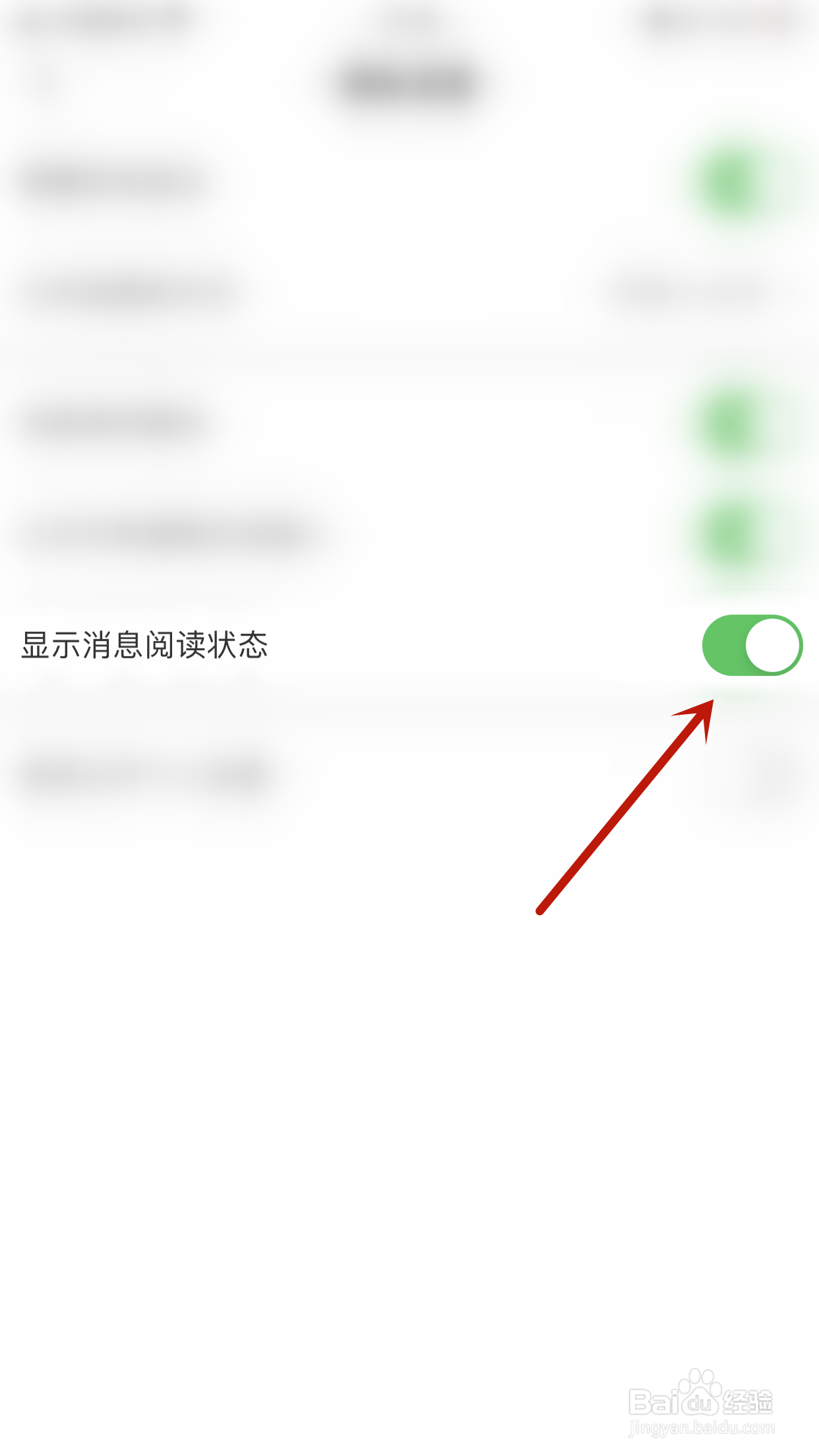思语如何开启显示消息阅读状态