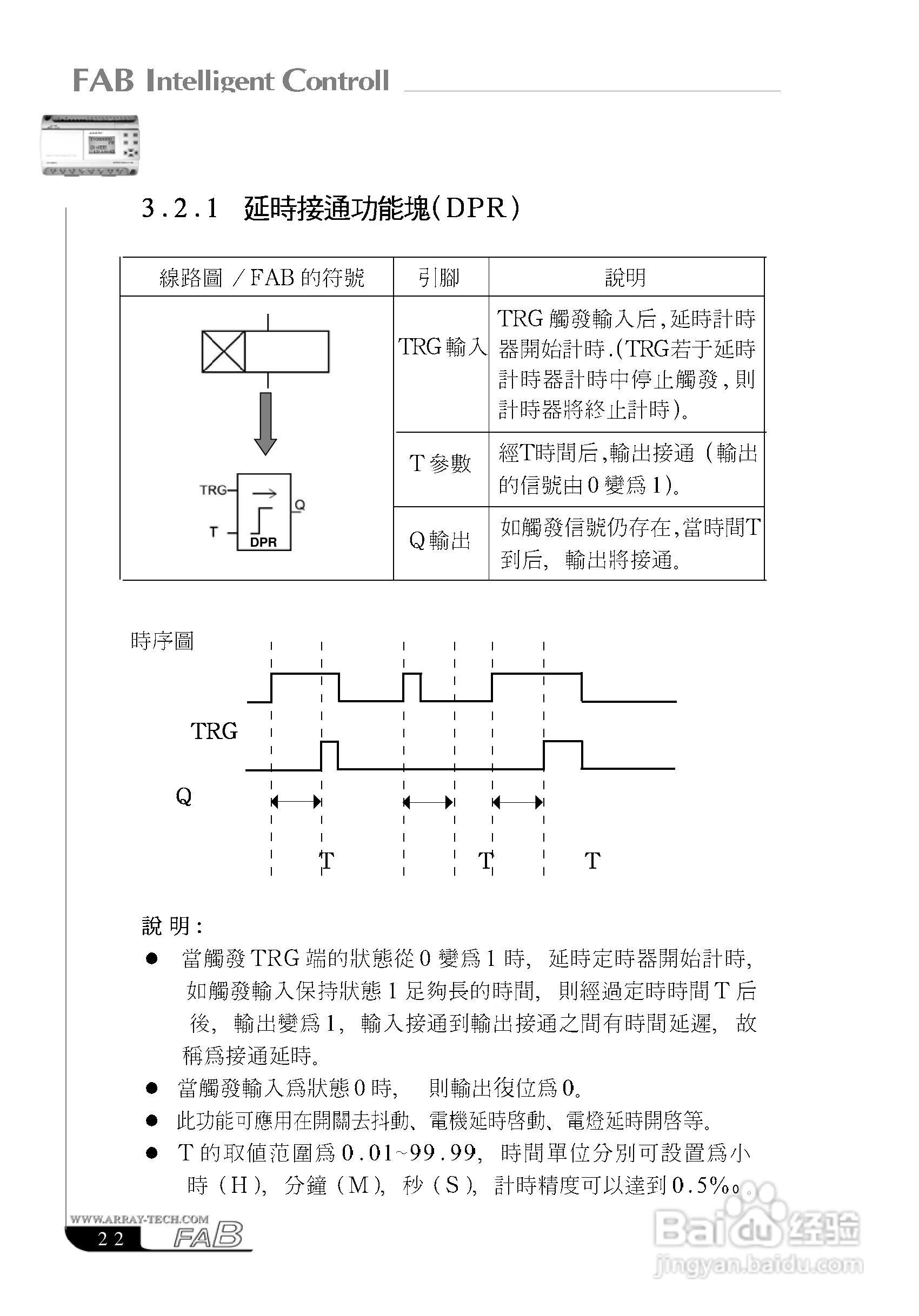 亚锐FAB智能控制器使用说明书:[4]