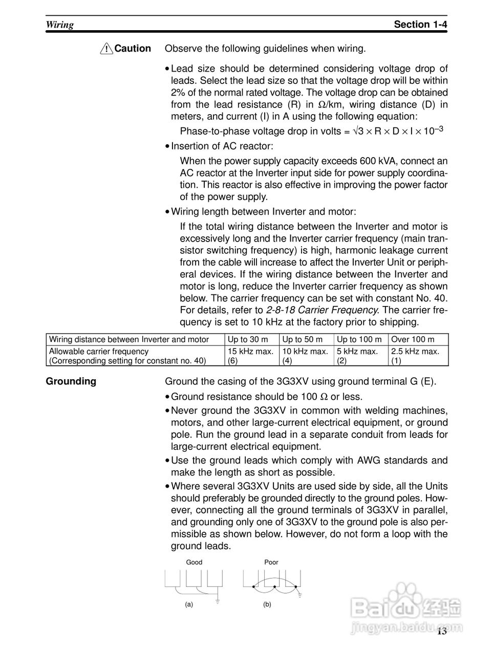 欧姆龙(OMRON)3G3XV-A4037-EV2变频器说明书:[2]