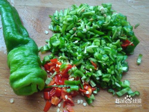 青红辣椒鸡蛋花