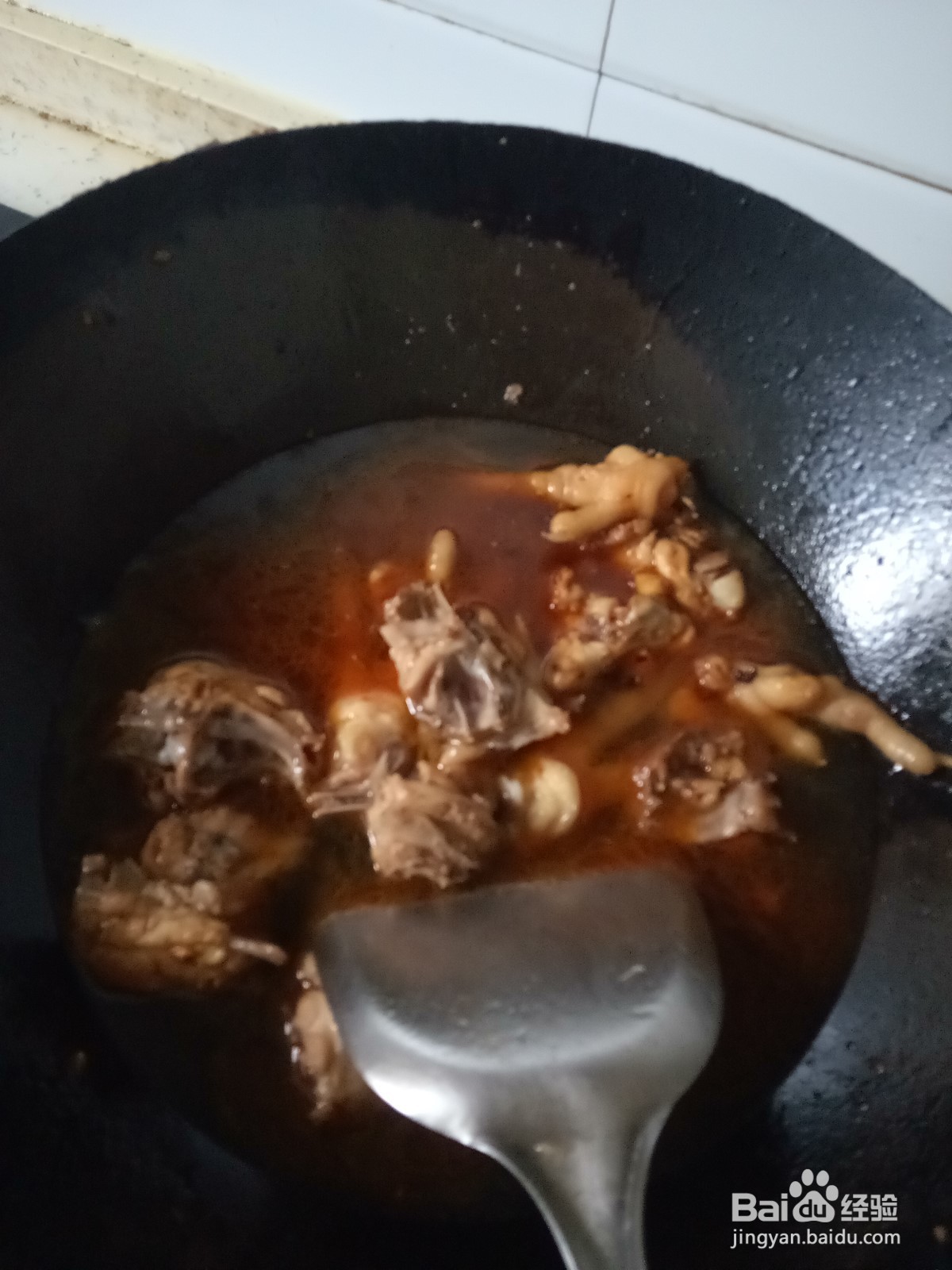 砂锅鸡子炖土豆