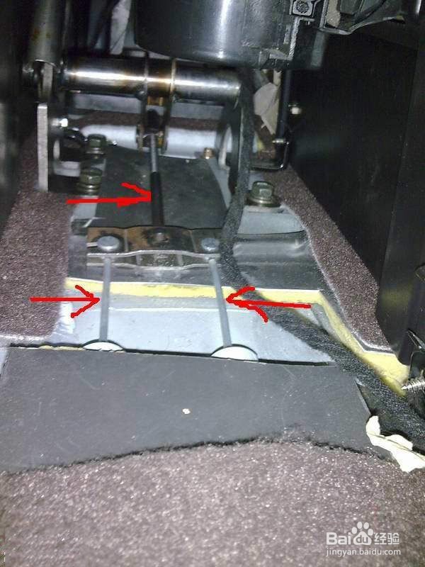 马自达6手刹拉线螺丝怎么调