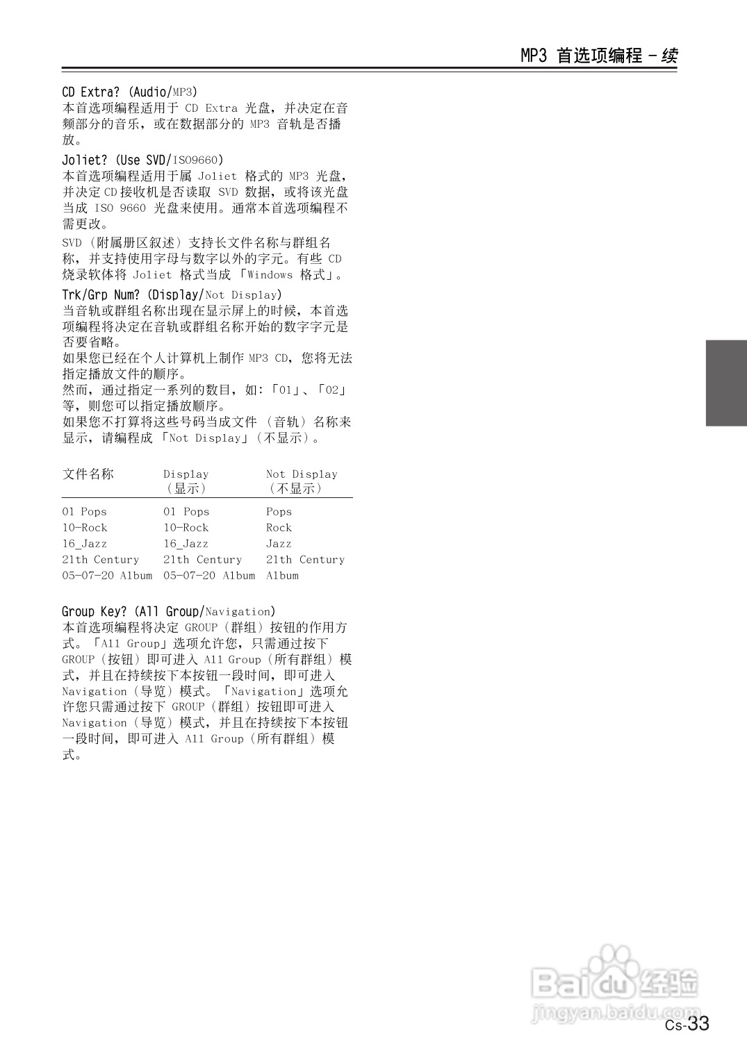 安桥CD接收机CR-B8型使用说明书:[2]