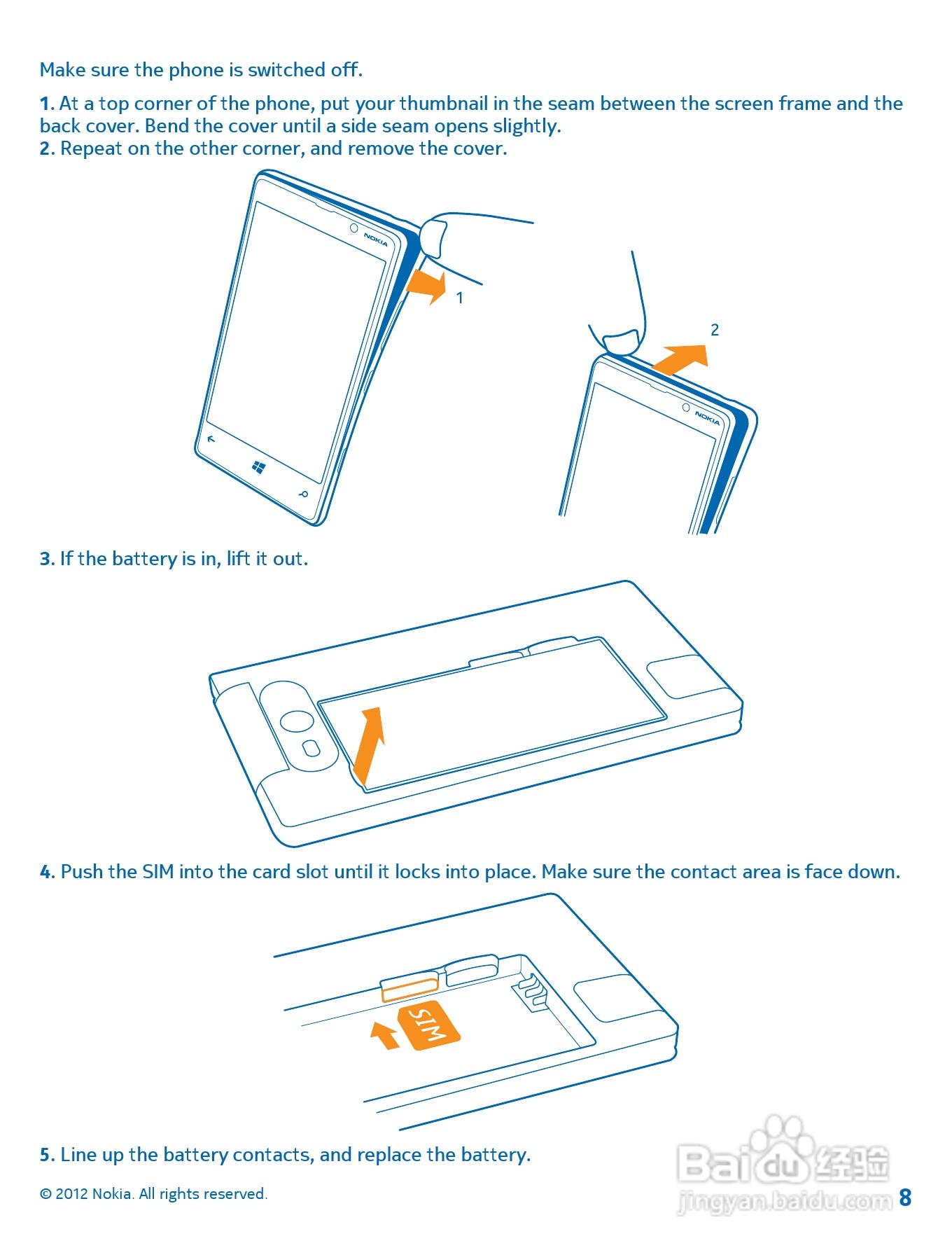 诺基亚Nokia Lumia 820手机使用说明书:[1]
