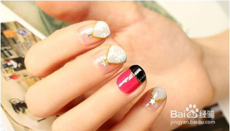 法式雪花美甲教程