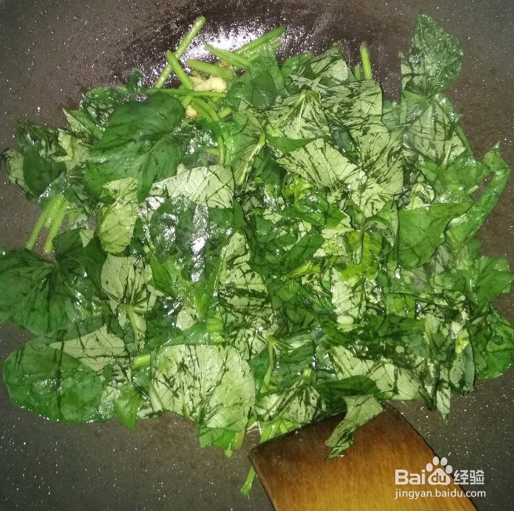 家常菜―清炒地瓜叶
