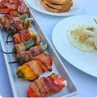 培根卷甜椒拉丝芝士