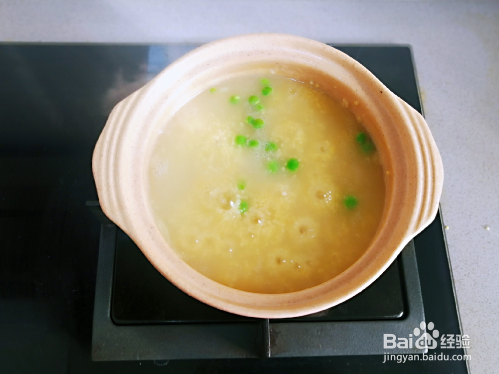 小白也能做莲子豌豆小米粥