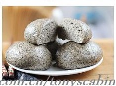 黑芝麻核桃馒头