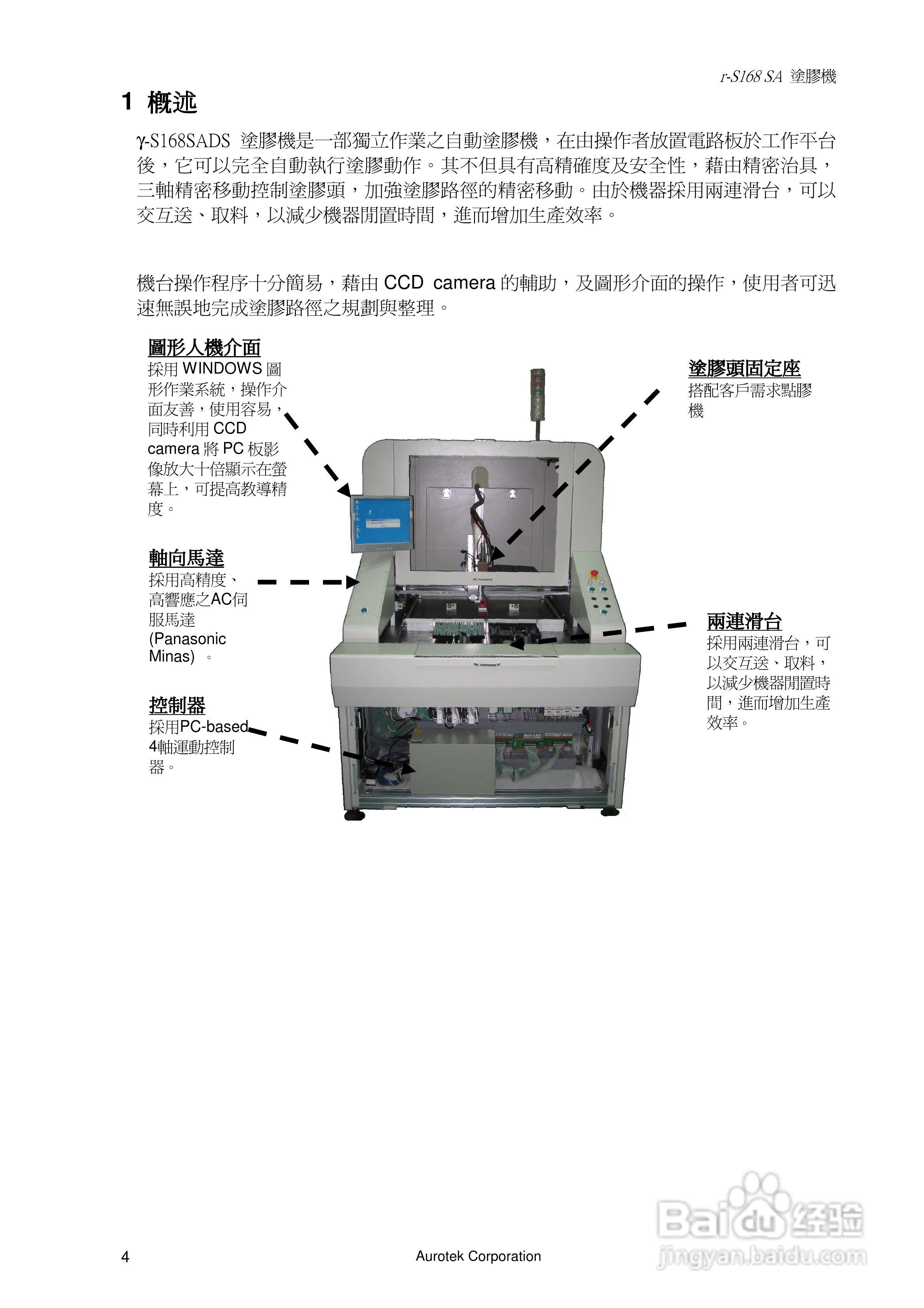 Aurotek r-S168SADS涂胶机使用手册:[1]