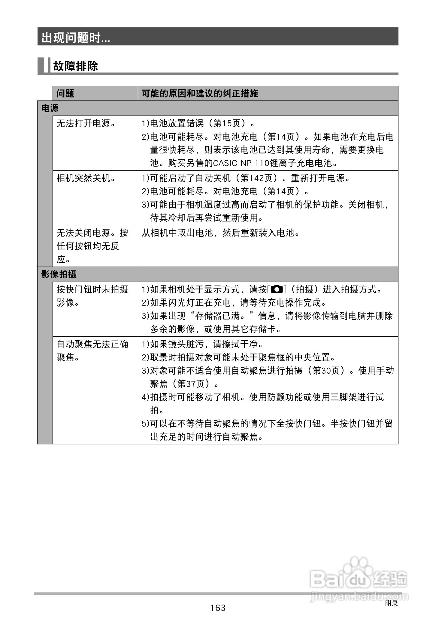 卡西欧EX-Z2300数码相机使用说明书:[17]