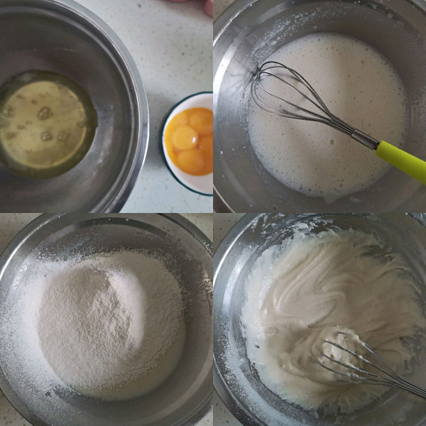 椰香紫薯夹心蛋糕