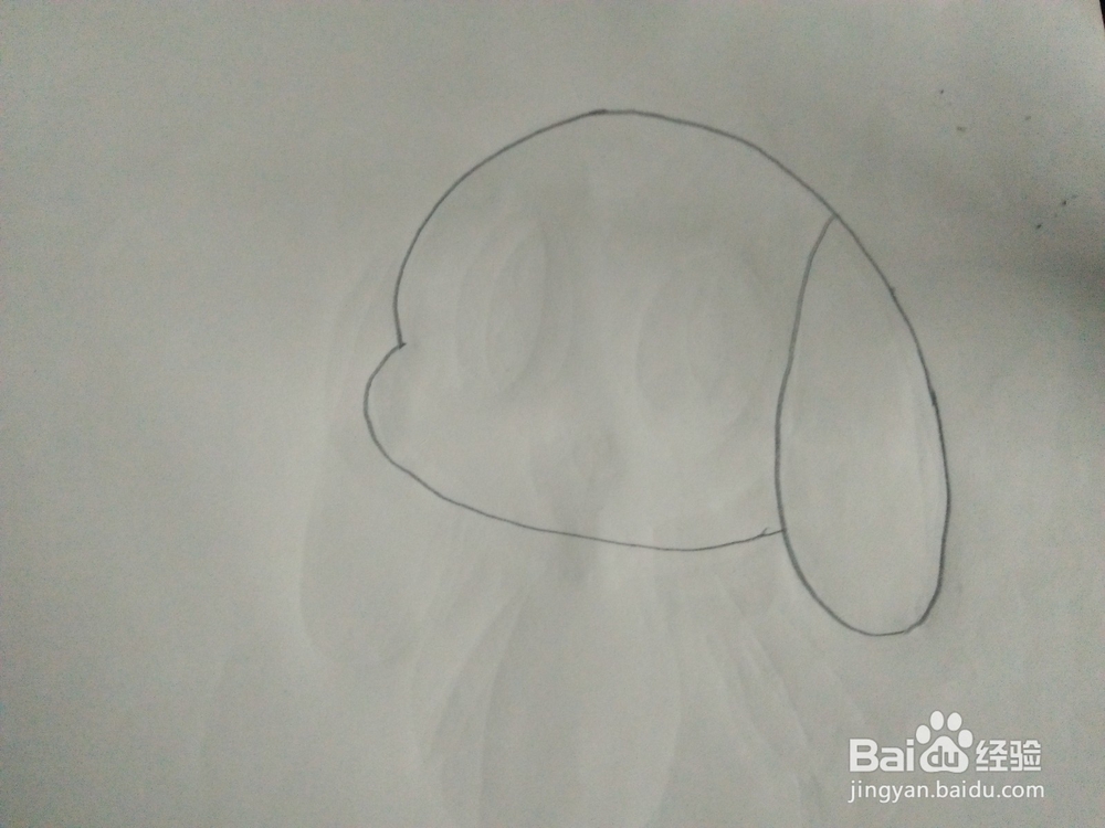 简笔画可爱狗狗怎么画