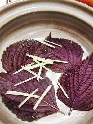 花雕酒紫苏叶蒸螃蟹的做法