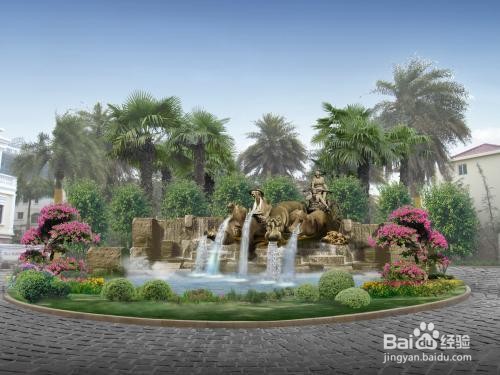 自己做假山流水喷泉方法？