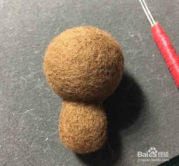 教你怎么用羊毛制作布朗熊和可妮兔挂饰