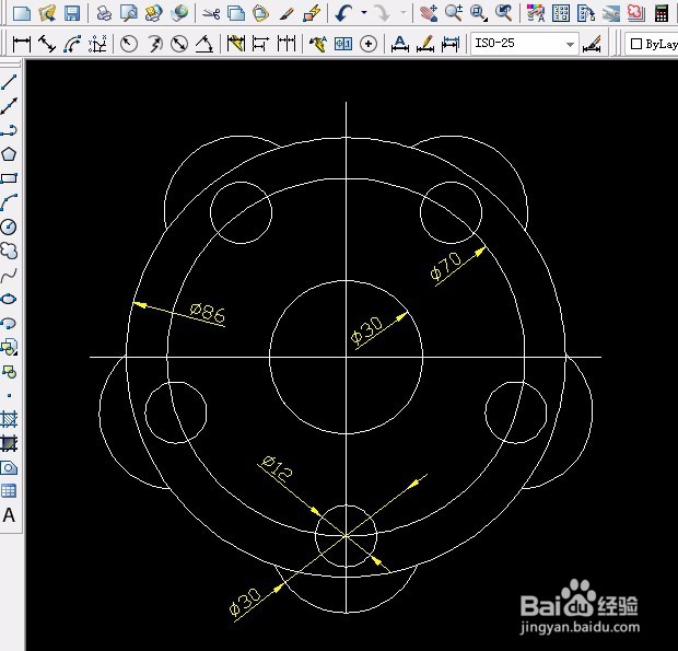 CAD实例第22课 线形的变粗操作