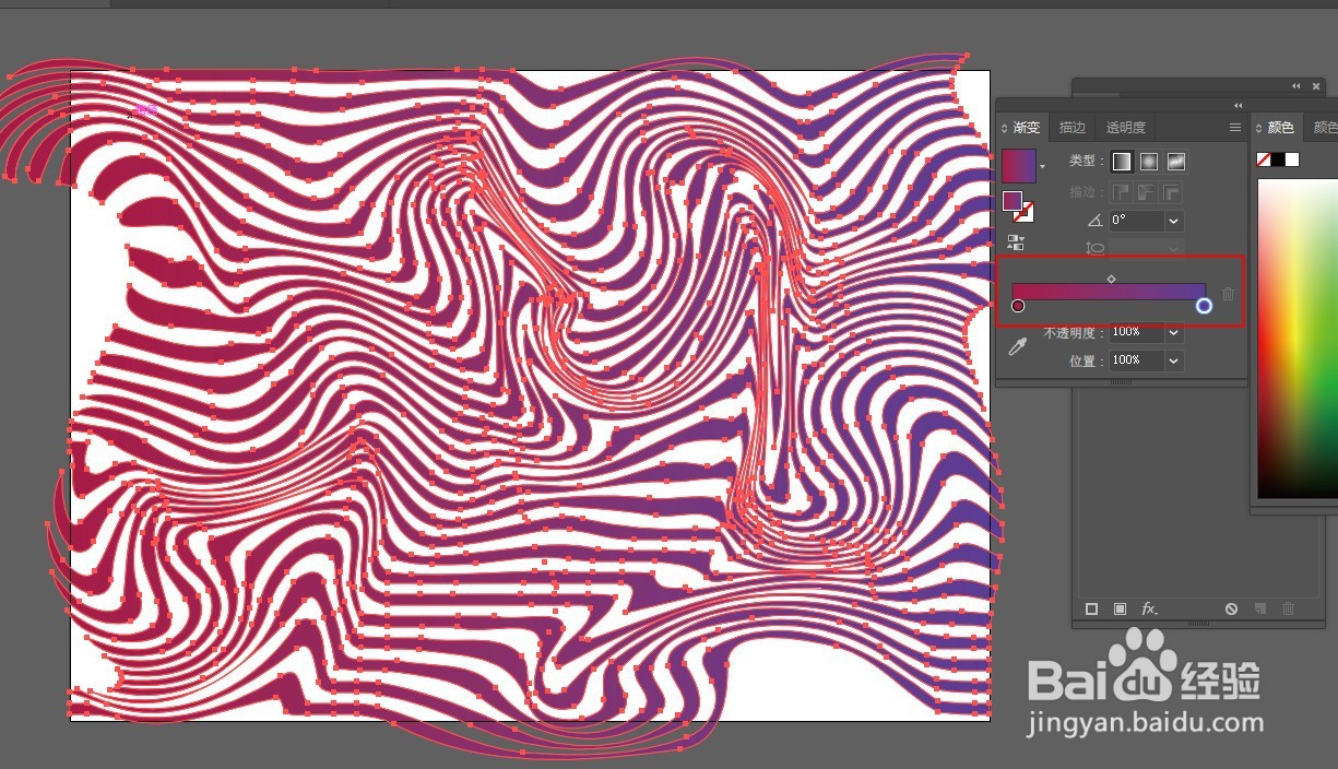 Illustrator快速制作斑纹装饰画图案。