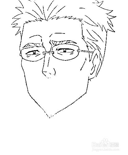 简笔画-如何画q版人物黑色五叶草欧文的简笔画