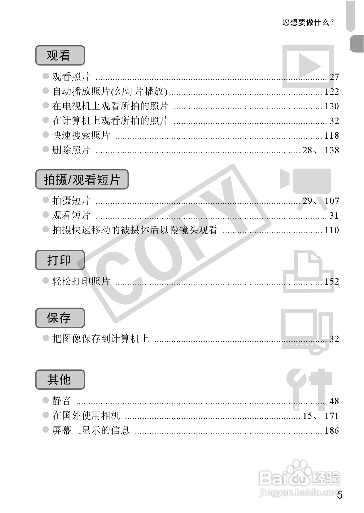 佳能IXUS 115 HS数码相机使用说明书:[1]