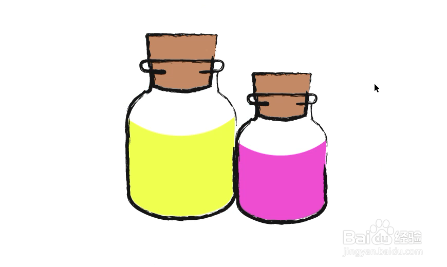 怎样在illustrator中绘制瓶子小图标