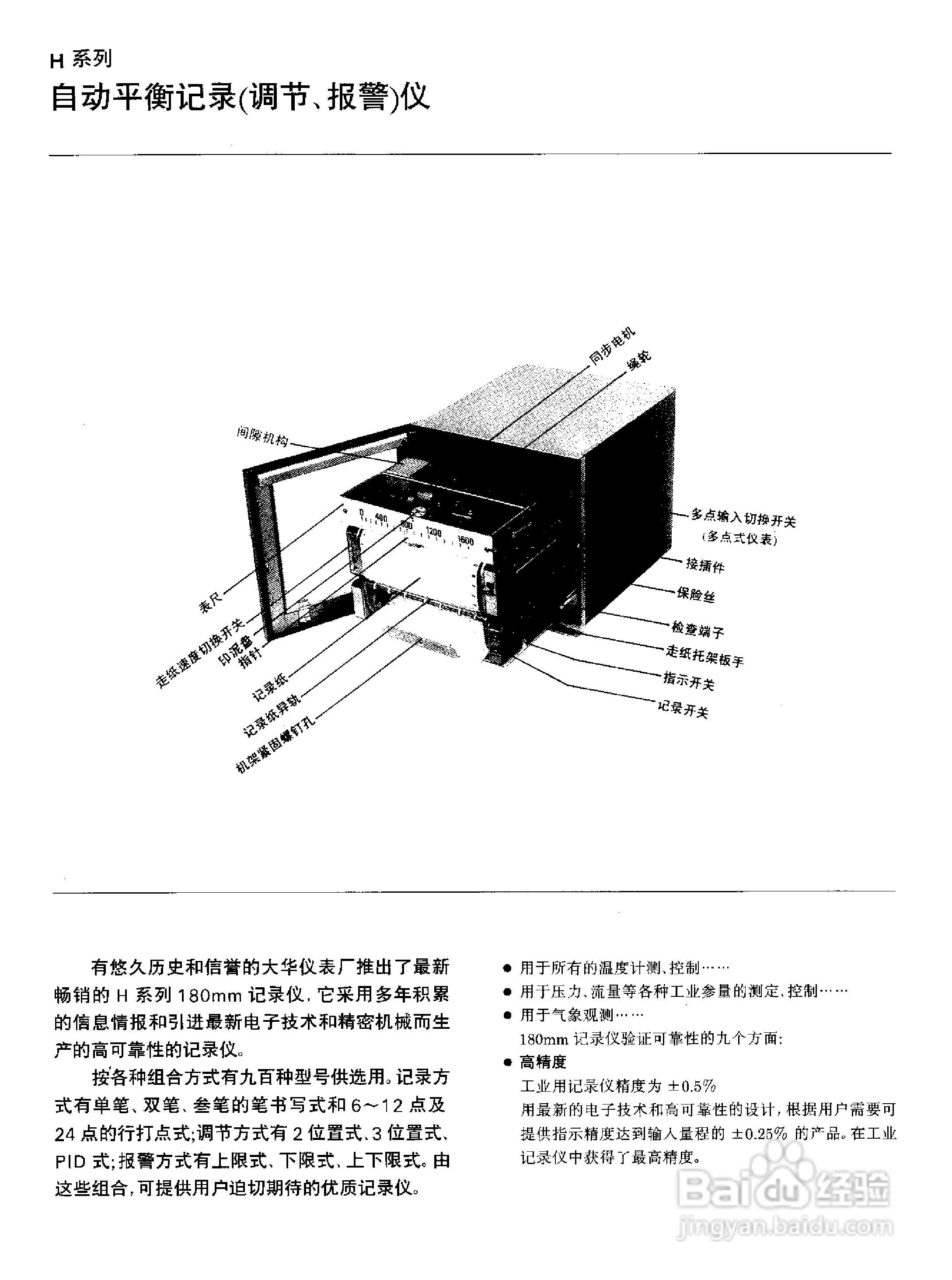 L系列自动平衡小型记录调节、报警仪说明书:[1]