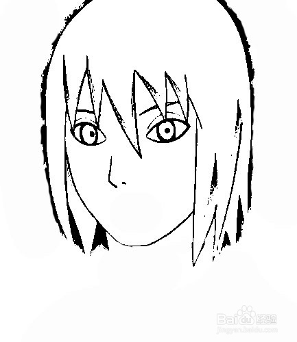 简笔画动漫人物鬼灯水月的画法