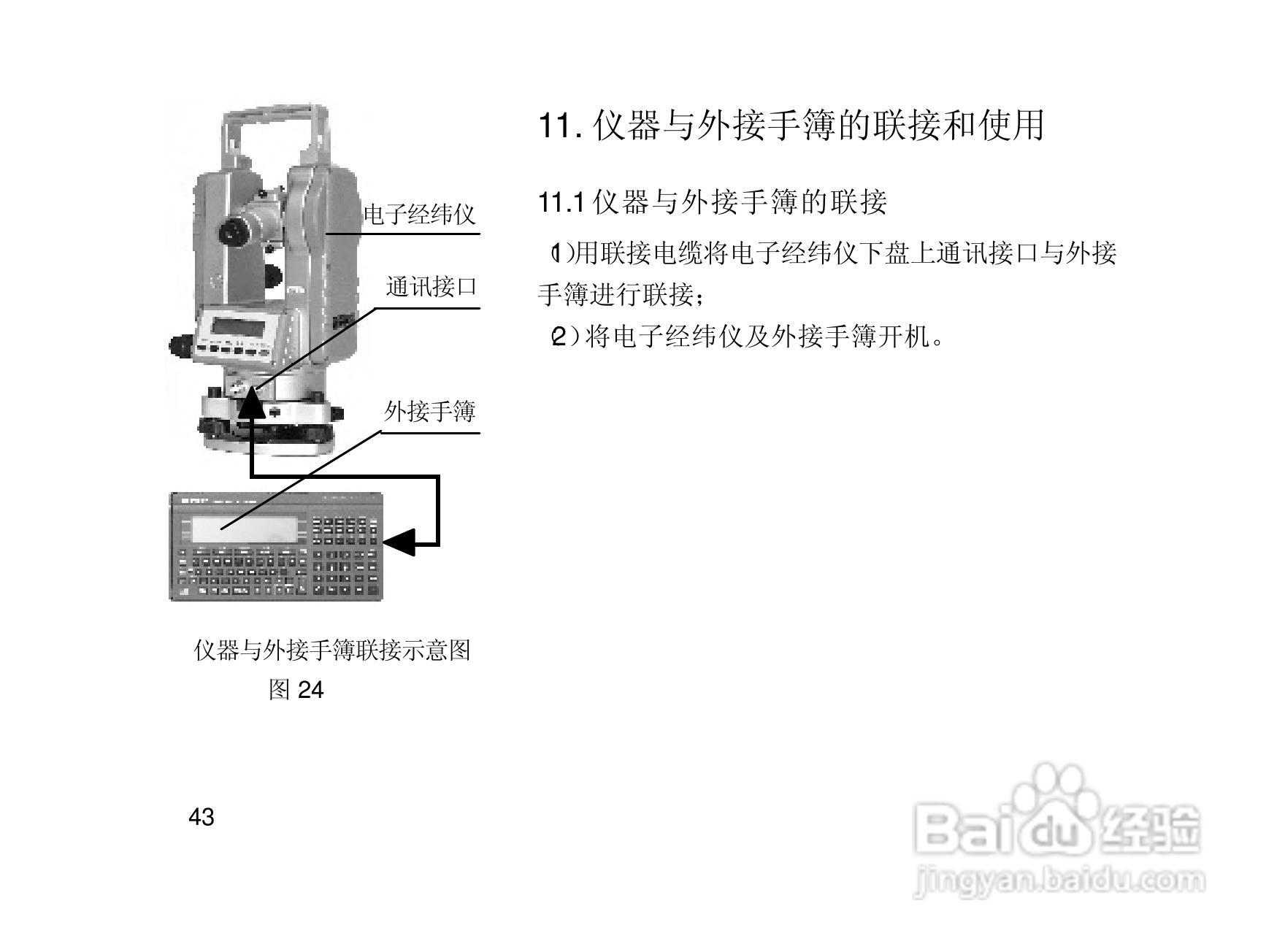 一光电子经纬仪DT105S使用说明书:[5]