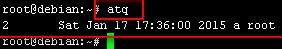 linux怎样编写简单的计划任务(at)?