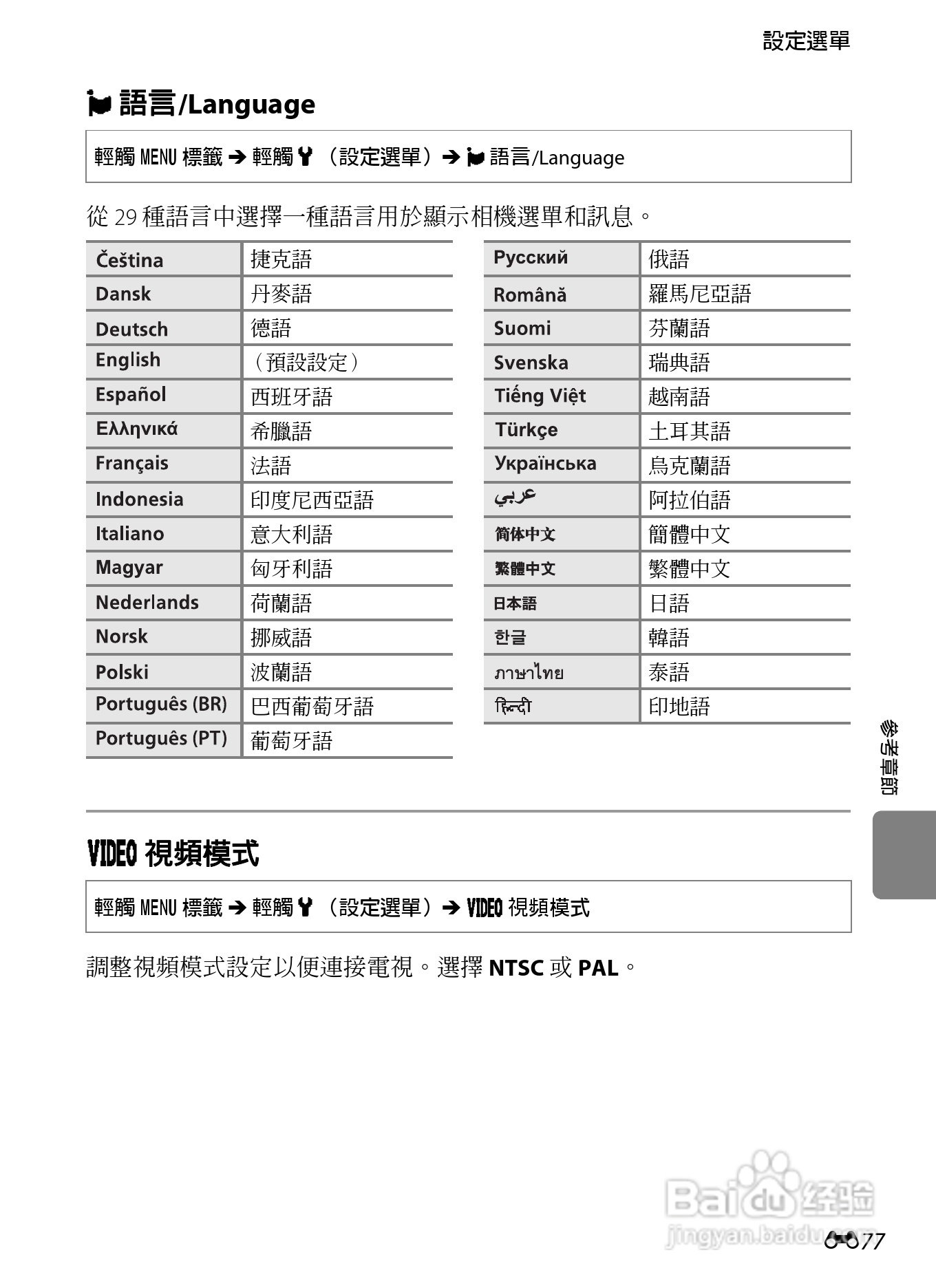 尼康 COOLPIX S4300数码相机说明书:[19]