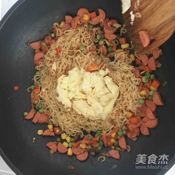 炒方便面的做法