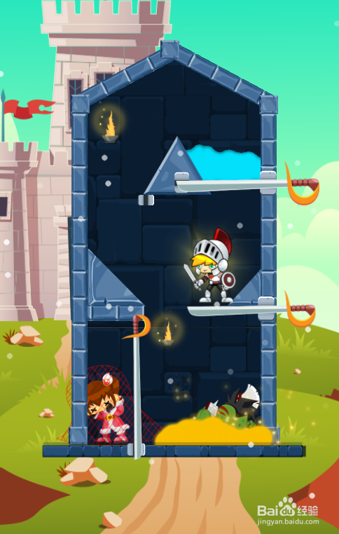Knights Rescue的Level 24怎样通过?