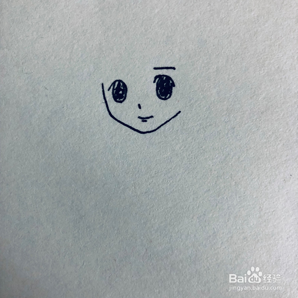 怎么绘画一个古代动漫人物简笔画