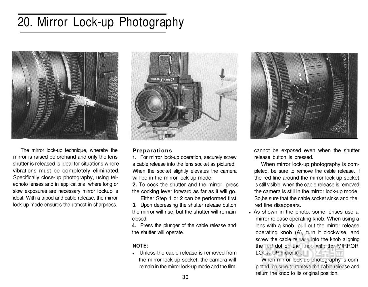 Mamiya RB67 Pro SD数码相机说明书:[4]