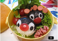 轻松搞定人见人爱的企鹅便当——【企鹅饭团】