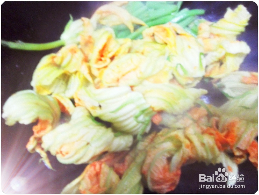 家常菜&清炒南瓜花的做法