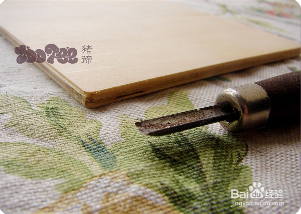 如何在木板上绘画,手绘木卡片的制作过程