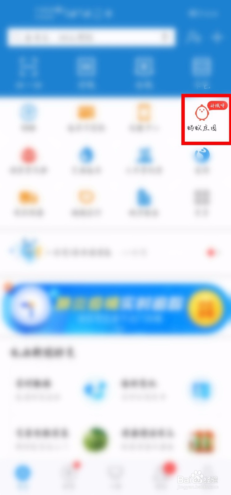 支付宝怎么给小鸡换新的装扮？