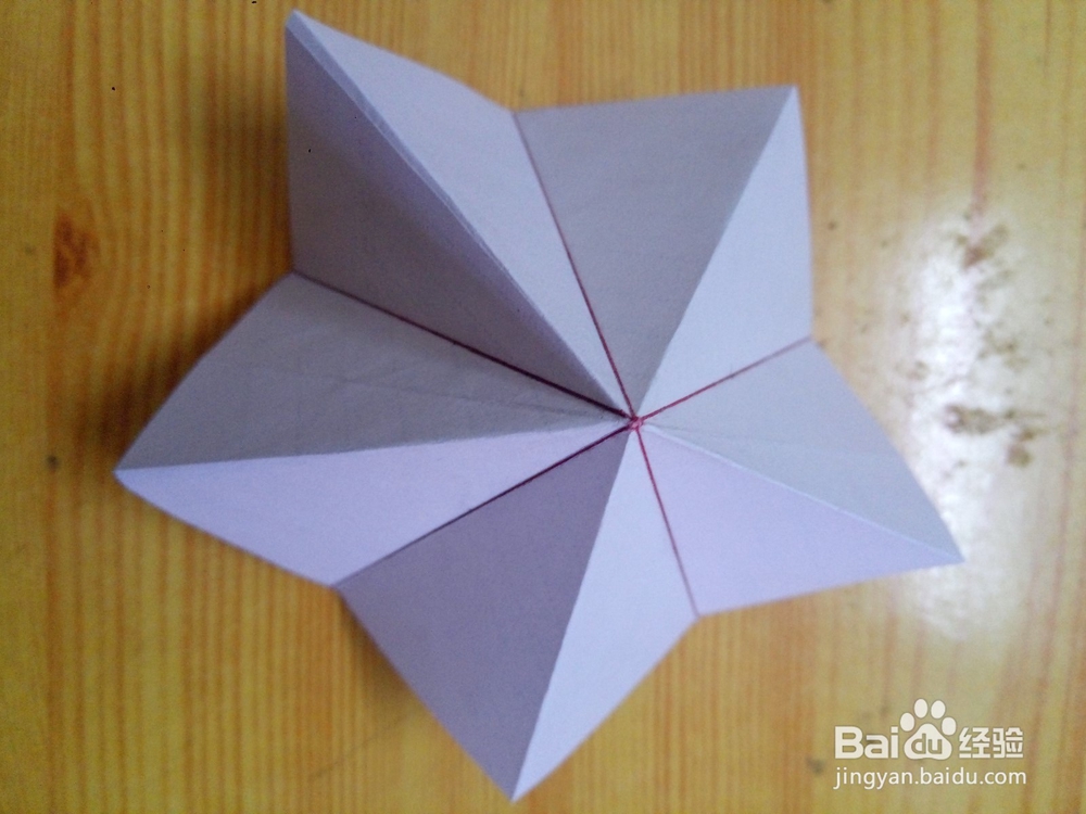 百合花折纸花教程