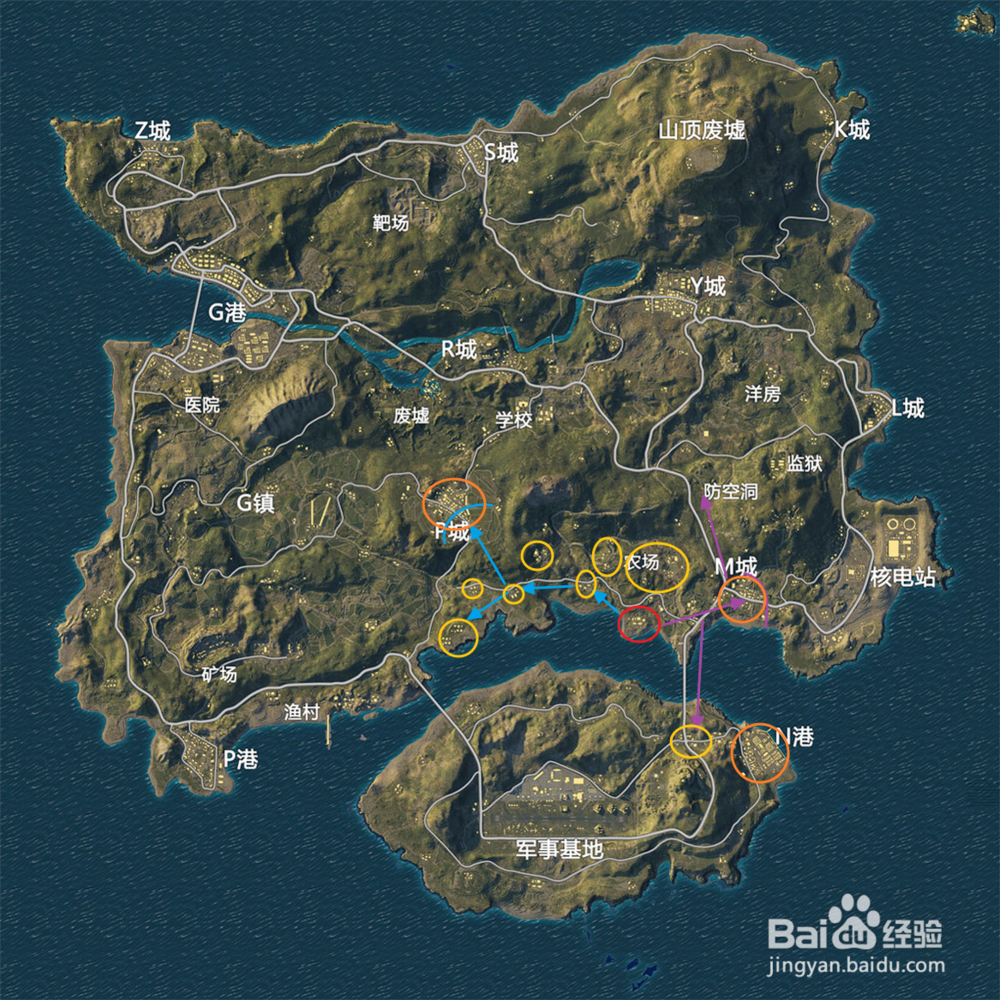 刺激战场海岛打野线路四篇