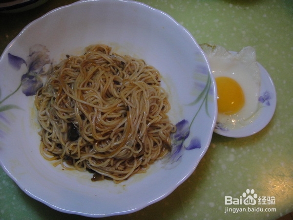 白领上班快手餐---干拌面