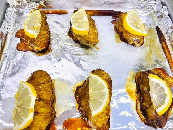 清新柠香烤鸡翅