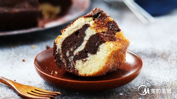 咖啡斑马磅蛋糕