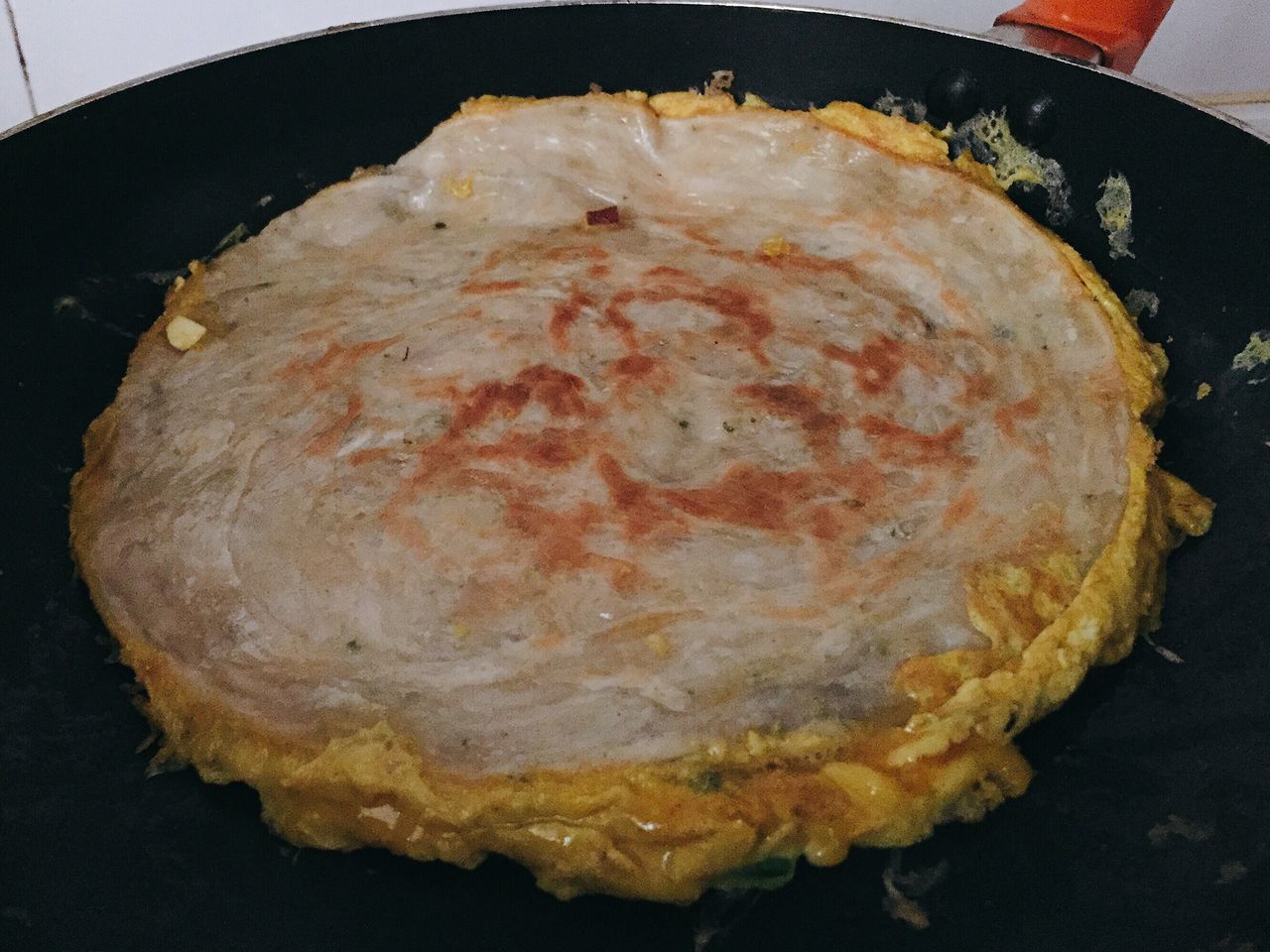 好吃的肉松菠菜蛋饼 快来学吧 好吃又简单