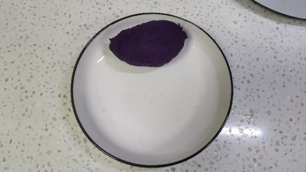 香煎芝士心芝麻紫薯饼