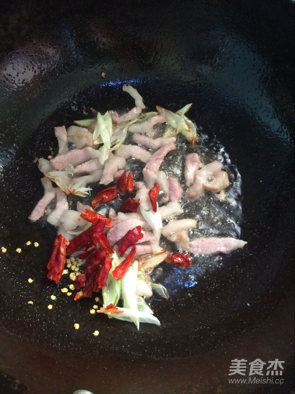 辣炒扁芸豆的做法