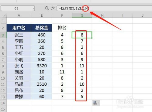 rank函数使用方法，rank函数的使用实例