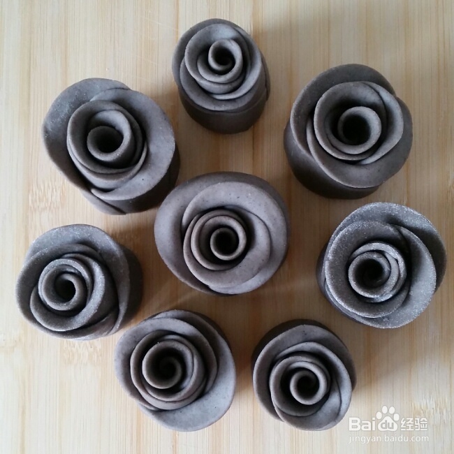 妈妈教我做的黑芝麻馒头