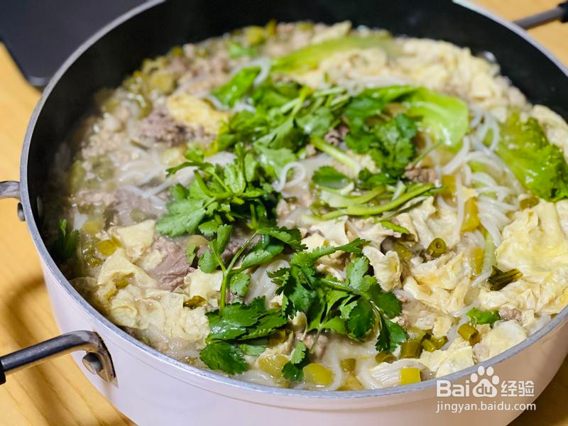 各种简单的酸辣粉酸菜粉的做法