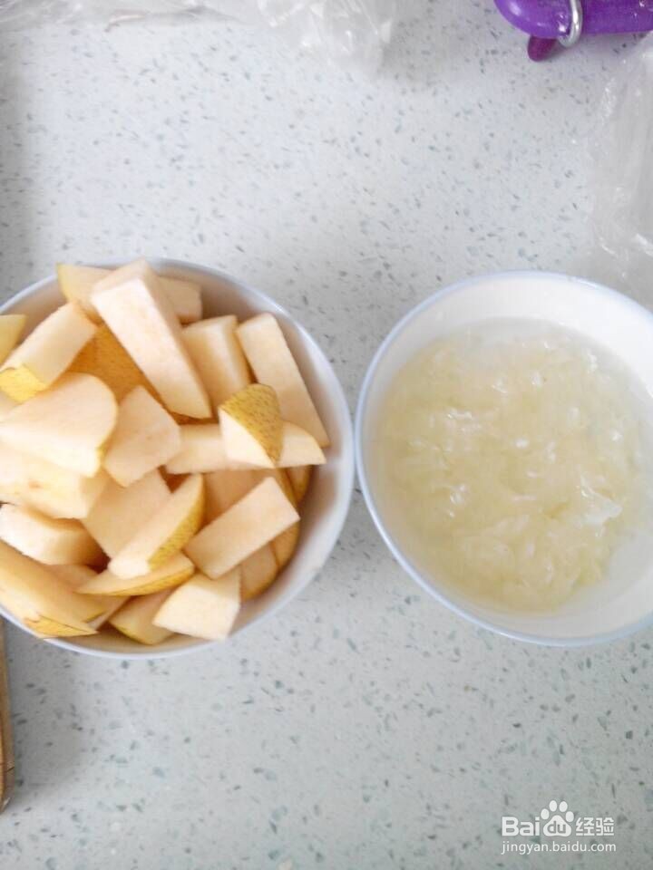 银耳冰糖雪梨汤